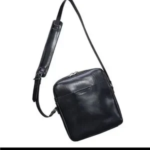 Schott NYC | Bags | Schott Cxl Cross Carry Bag Black Leather Biker